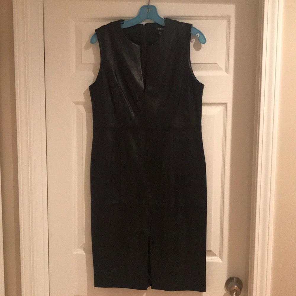 Emanuel Ungaro leather dress